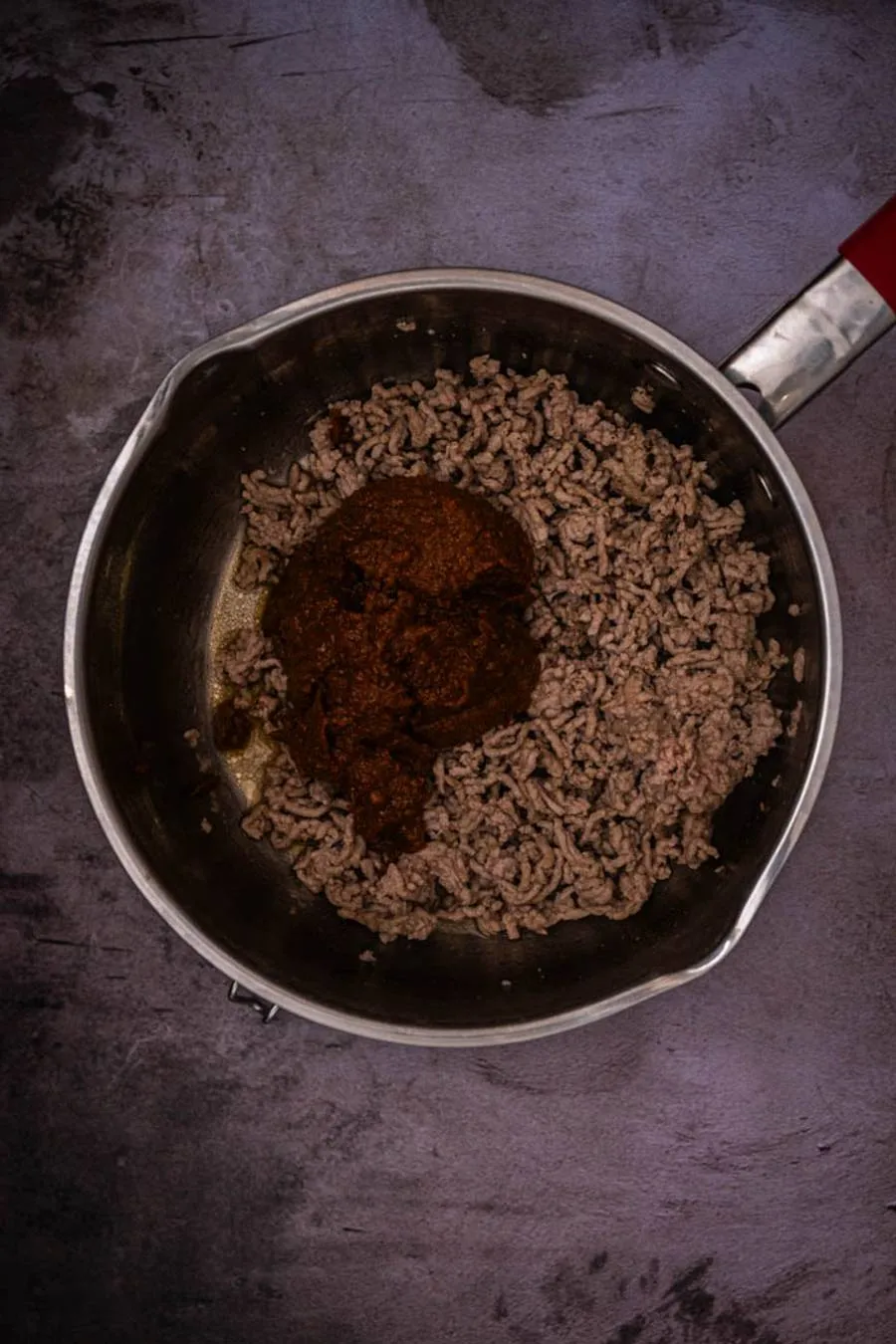 Instructions 2: Add 1/4 cup of the spicy miso paste and cook, stirring, 1 minute until fragrant.