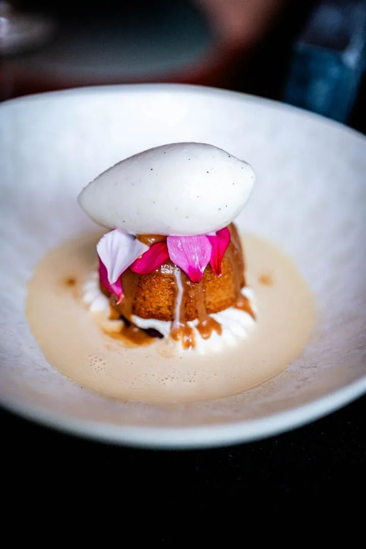 Final dessert at Île Flottante Montreal tasting menu, a delicate sweet that closed the meal cleanly but without a defining flourish
