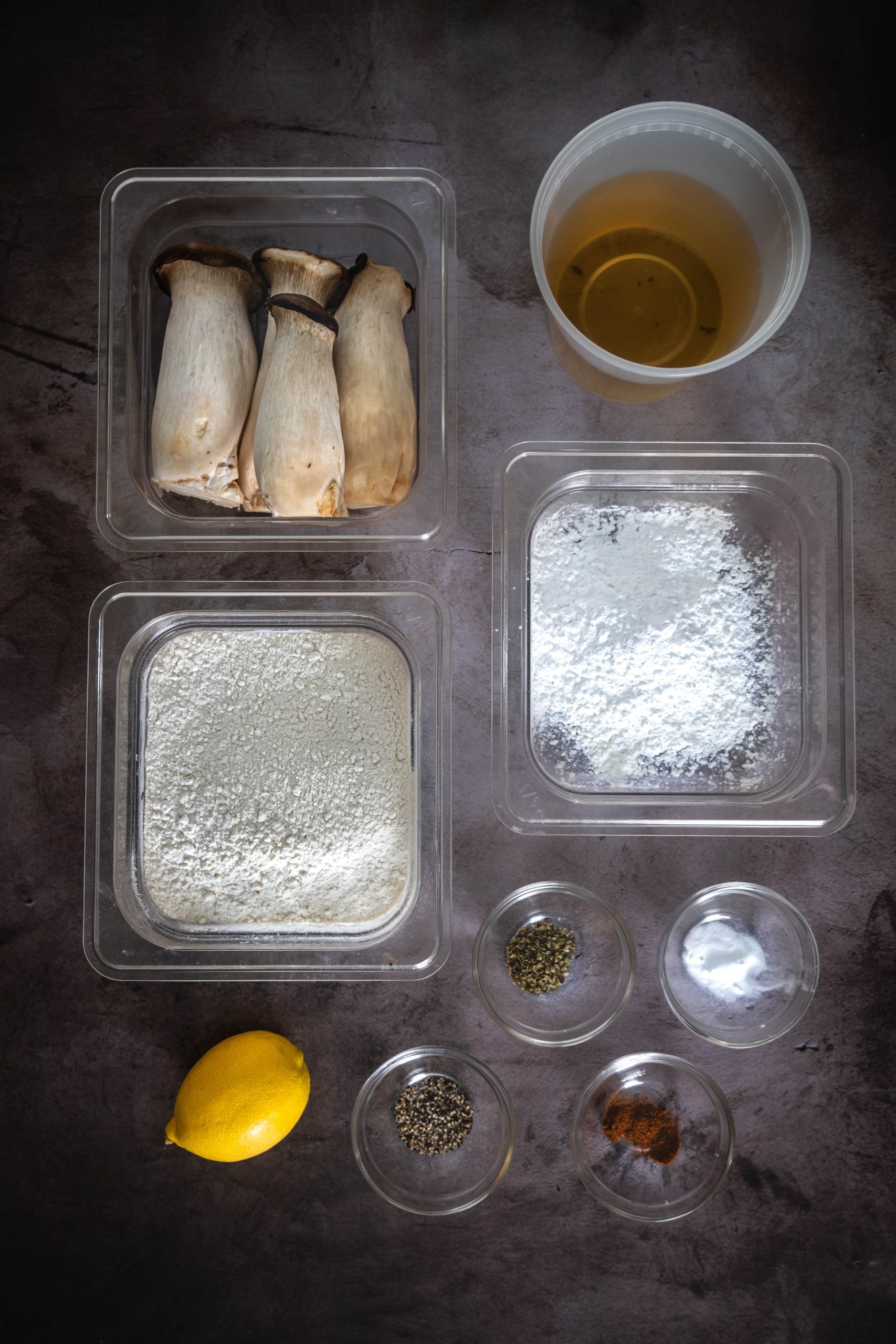 Ingredients for Crispy Vegan Calamari - Date my dish