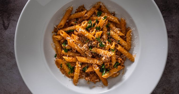 Penne alla Vodka with Sausages: Easy Creamy Italian Pasta Recipe